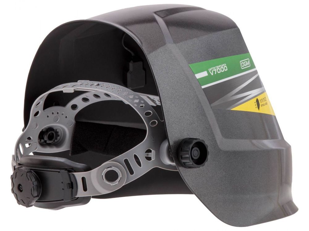 Щиток сварщика с самозатемняющимся светофильтром DGM V7000 (черный)