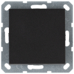 Выключатель одноклавишный перекрестный 10A 250V~ с накладкой, цвет Антрацит