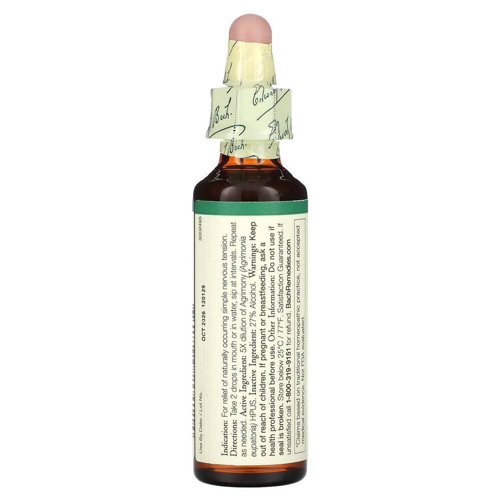 Bach, Original Flower Remedies, репейник, 20 мл (0,7 жидк. унц.)