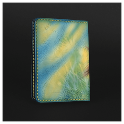 Кожаная обложка на паспорт «Енотик»