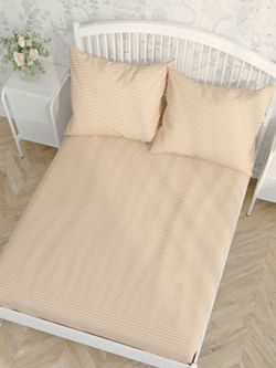 Постельное белье Сказка "Скандинавия/Вязание" семейное Наволочка 50х70 см 2 шт Простынь 240х215 см Пододеяльник 145х215 см(2шт) , перкаль