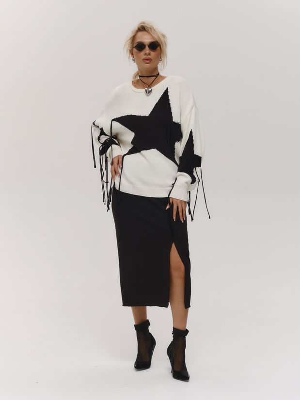 Свитер STAR, белый