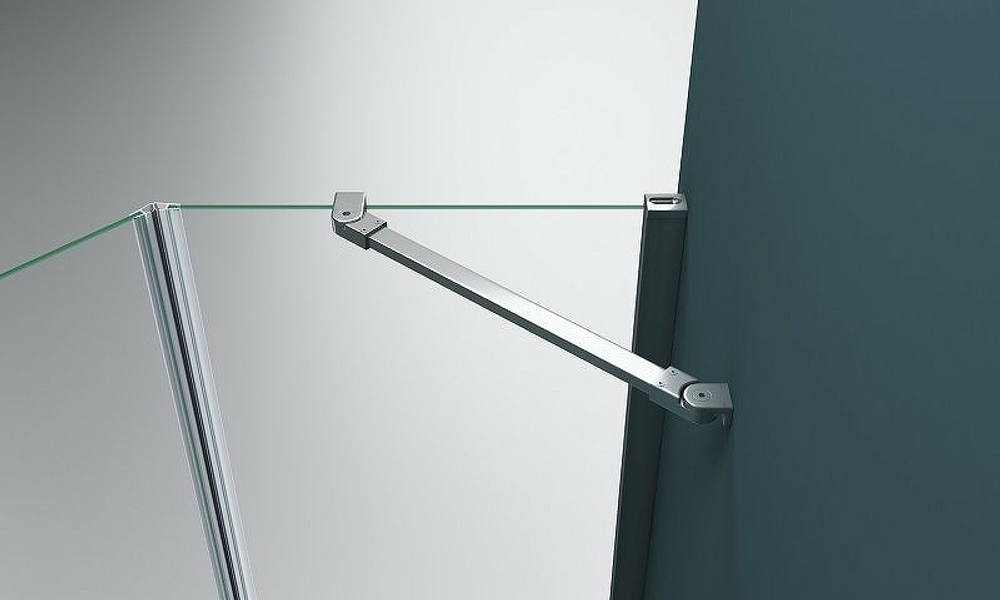 Душевой уголок BelBagno Kraft 100х100 KRAFT-P-1-100-C-Cr-R профиль Хром стекло прозрачное