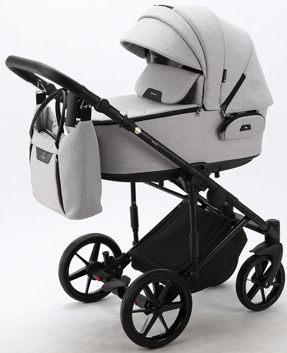 Детская коляска Adamex Zico 3 в 1 Z-TK01 СВ. СЕР.ТК