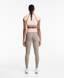 OYSHO Компрессионные легинсы Compressive длиной 65 см, экрю