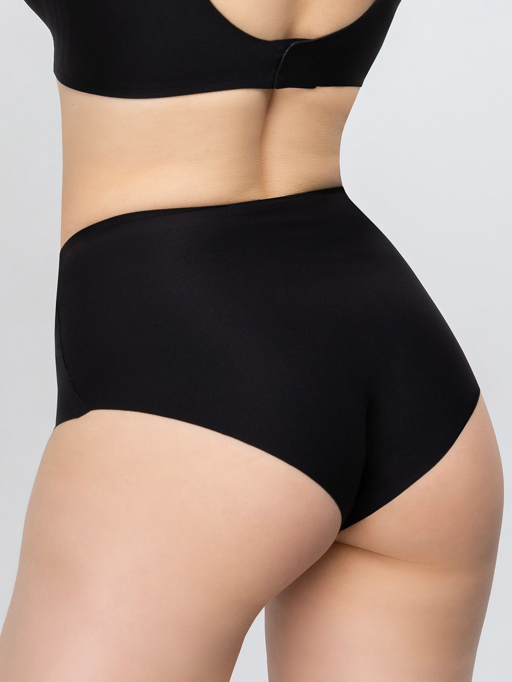 Бесшовные трусики (Размер: M) (Цвет: черный)