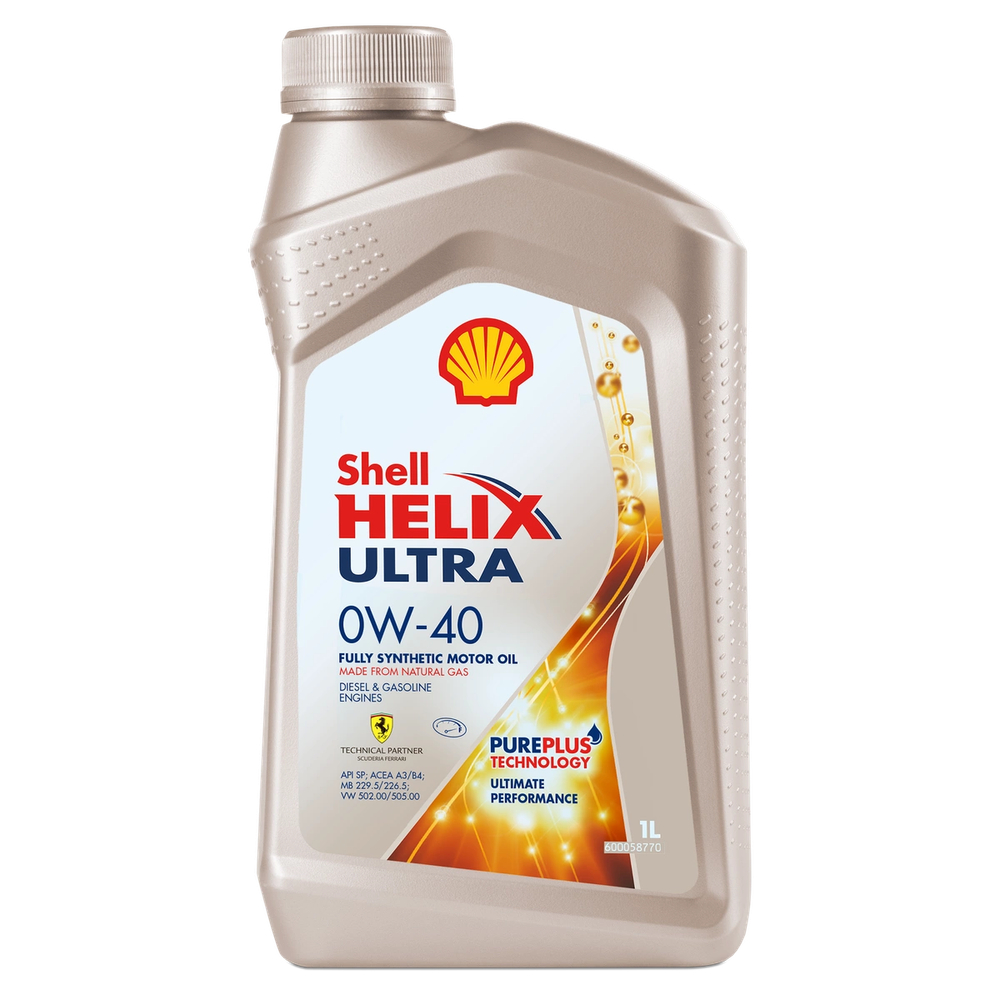 Shell Helix Ultra 0W-40 A3B4 209 л