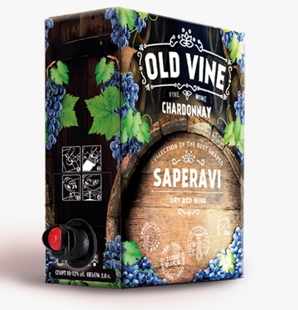 Алеатик "О" красное крепленое вино 3 л.