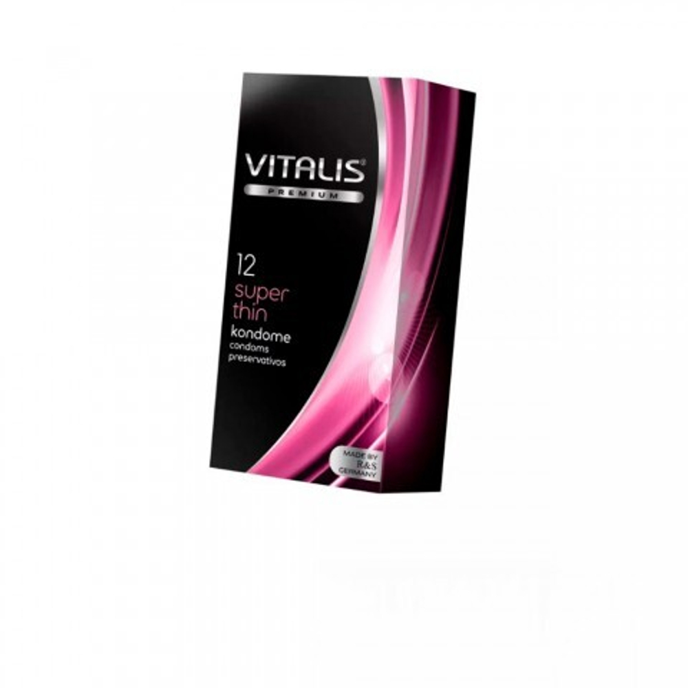 Презервативы VITALIS PREMIUM супер тонкие, 12 шт