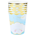 Стаканы бумажные «Детские Грезы» в голубом цвете, 250 мл, 6 шт