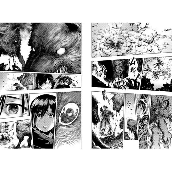 Манга Атака на титанов. Потерянные девочки