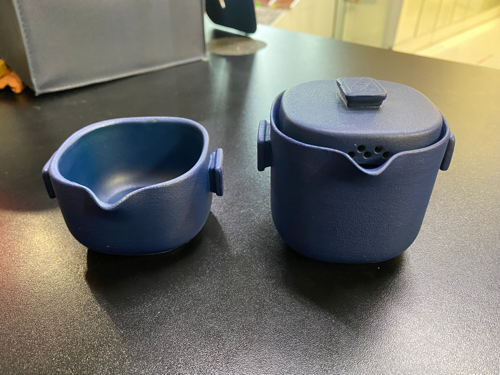 Набор для чайной церемонии "Синий", керамика, 9 элементов, 4 персоны