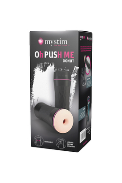 Мастурбатор Mystim OH PUSH ME Donut,TPE, телесный, 21,5 см