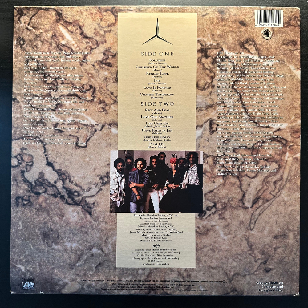 The Wailers Band ‎– I.D. (Канада 1989г.)