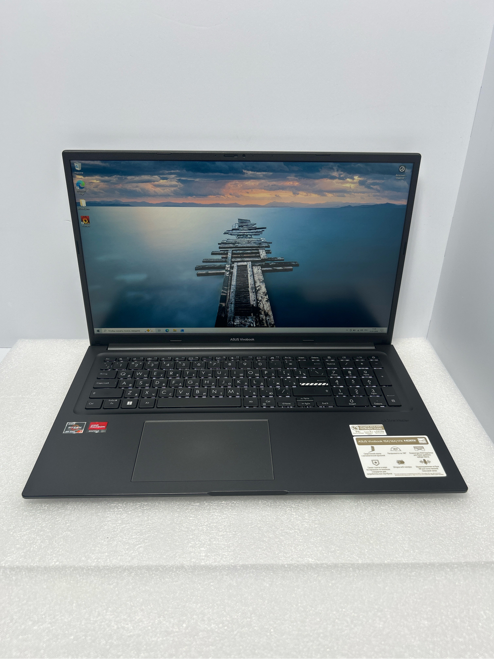 Ноутбук ASUS VivoBook 17X (M3704YA-AU052) 17.3"/AMD Ryzen 7 7730U/RAM 16 GB/SSD 512 GB/AMD Radeon/1920х1080/IPS/DOS/Подсветка кл-ры:LED/черный. Состояние: B2