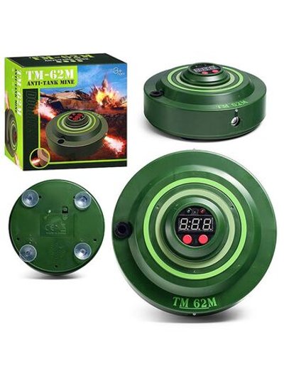 Игрушечный боеприпас ТМ-62М со светом и звуком зелёный (2132Е-2)