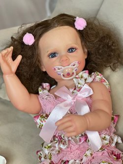 Кукла Реборн виниловая 55см в пакете (FA-267)