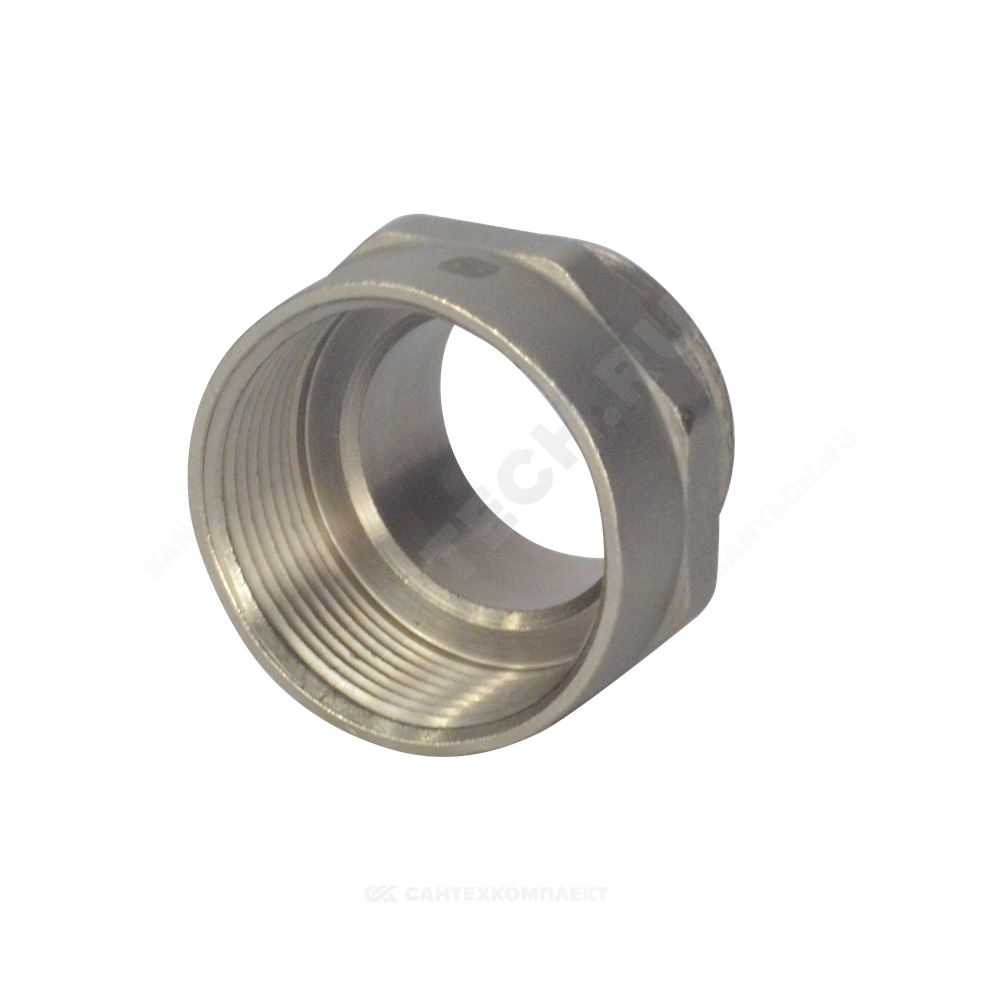 Переход латунь никель Ду 32х20 (3/4"х1 1/4") ВР/НР SantechSystems