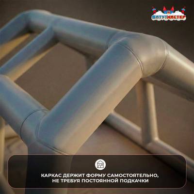 Модуль пневмокаркасный медицинский «МедПорт» из ПВХ, 4×3×3 м, для вакцинации