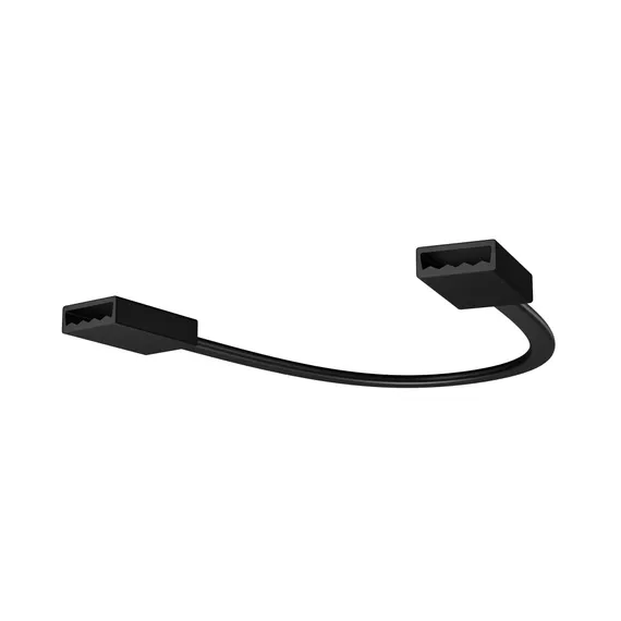 Гибкий коннектор для токоведущей ленты Exility IP черный Outdoor o-tr002-sc