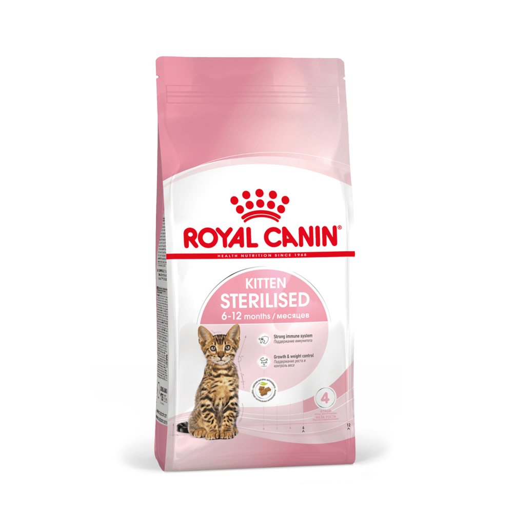 Royal Canin Kitten Sterilised Киттен Стерилайзд Корм сухой для стерилизованных котят с момента операции до 12 месяцев 3,5кг