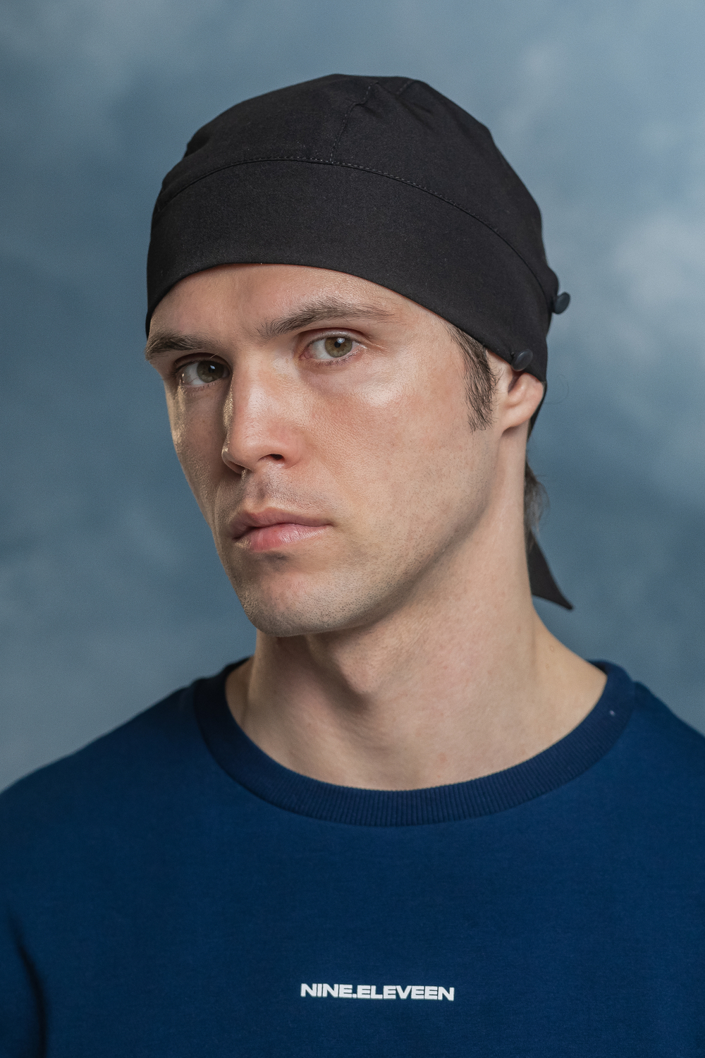 Медицинская шапочка с фиксаторами мужская