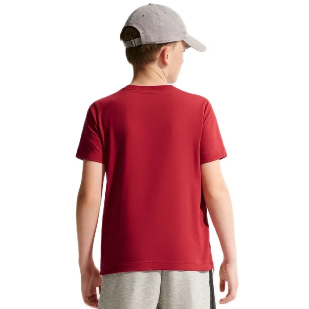 Детская теннисная футболка Nike Kids Sportswear - tough red
