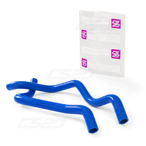 Патрубки радиатора Гранта ВАЗ 2190 Гранта АКПП силикон 2шт синий силикон Profi CS-20