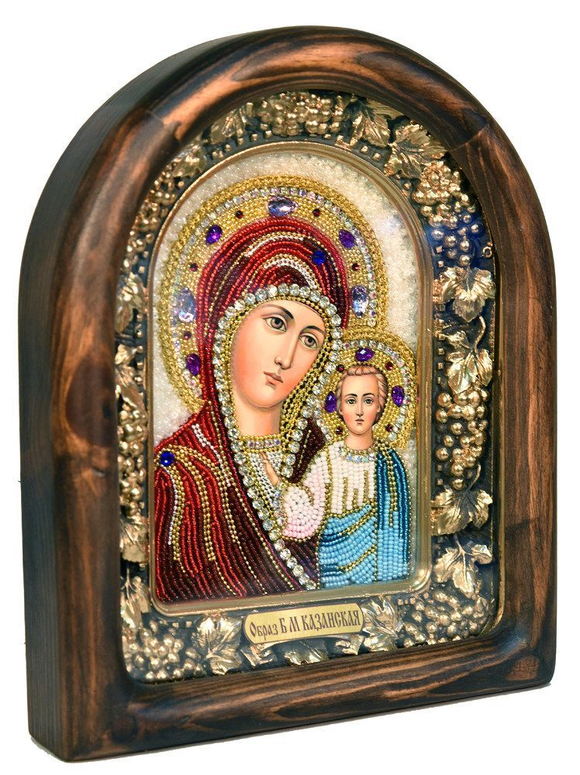 Икона Пресвятая Богородица Казанская бисер