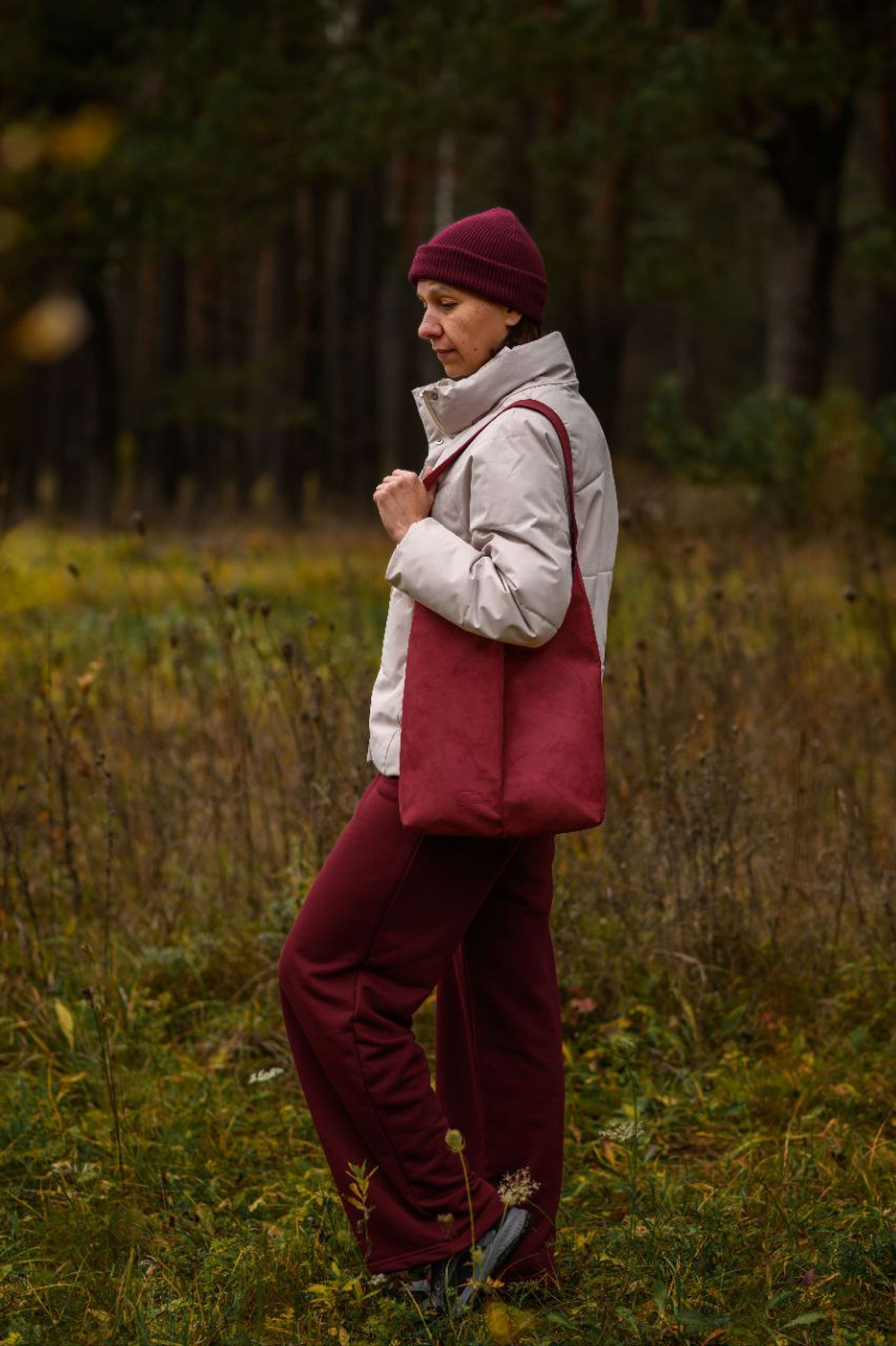 Сумка Лоди "Дикий гранат" (красный)