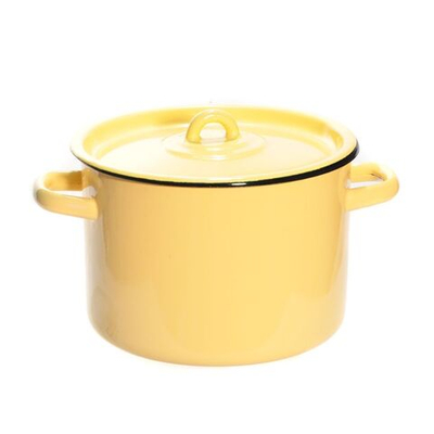 Кастрюля сталь, эмал, 4.5 л, с крыш, СтальЭмаль, 2с17, в асс, индукц