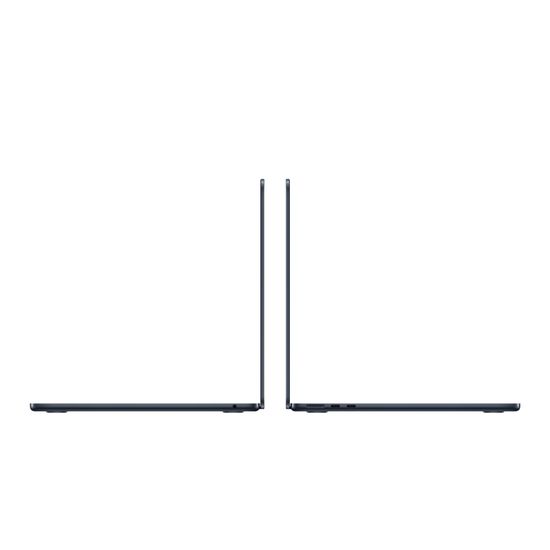 Apple MacBook Air 15" (M3, 8C CPU/10C GPU, 2024), 16 ГБ, 256 ГБ SSD, «полуночный черный»