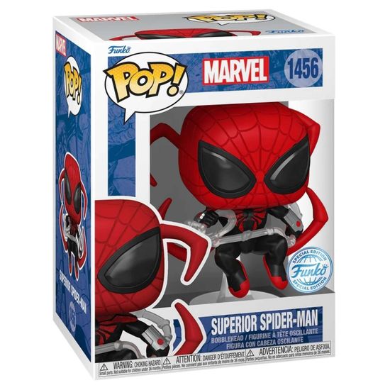 Фигурка Funko POP! Bobble Marvel Spider-Man Superior Spider-Man (Exc) (1456) 84427 / Фигурка Фанко ПОП! по мотивам вселенной "Марвел", Человек-паук