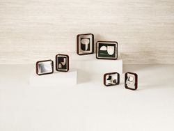 Фоторамка двусторонняя Bellwood, 16х22 см, состаренный орех