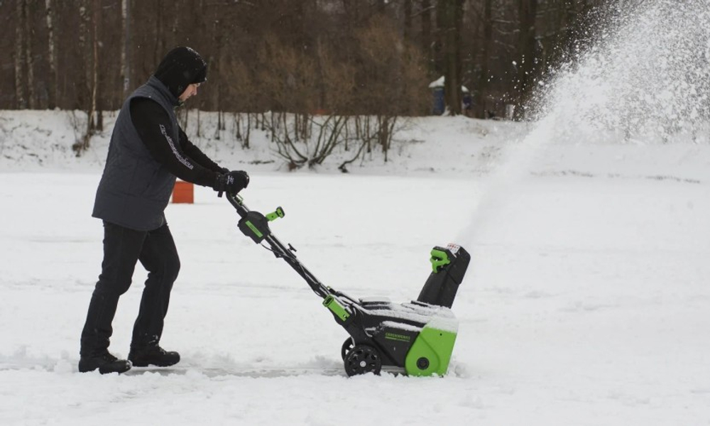Снегоуборщик аккумуляторный GREENWORKS GD82ST 82V, без АКБ и ЗУ 2602507