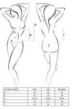 Tiffany corset Red Avanua
