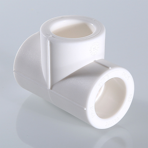 Тройник полипропиленовый PP-R внутренняя пайка цвет белый VALTEC