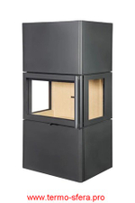 Камин КРИТ черный