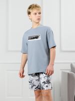 Костюм для мальчика Олимп-2 Виотекс СЕРЫЙ