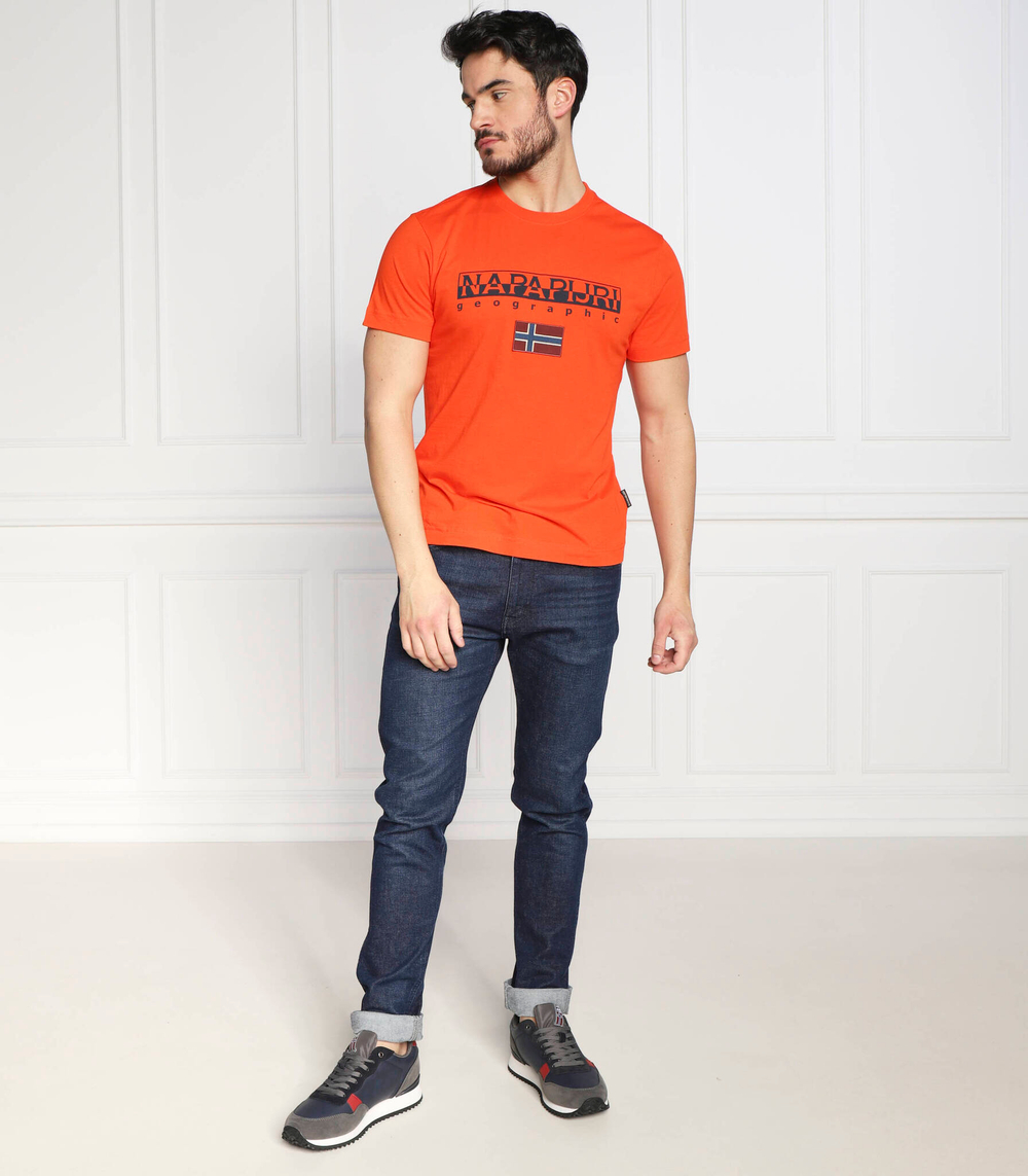 футболка s-ayas Napapijri - оранжевый(NP0A4GDQ)