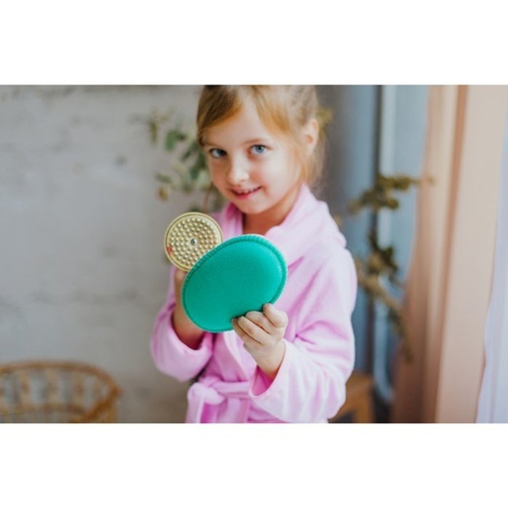 672735 Губка банная детская "Том и Джерри", цвет МИКС