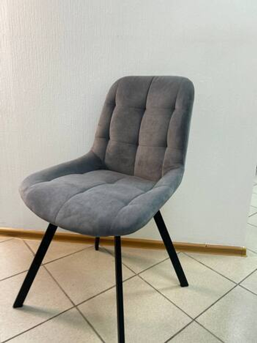 Стул "Бест" черный каркас, ткань ULTRA DOVE, 510*830(430)*550(420)