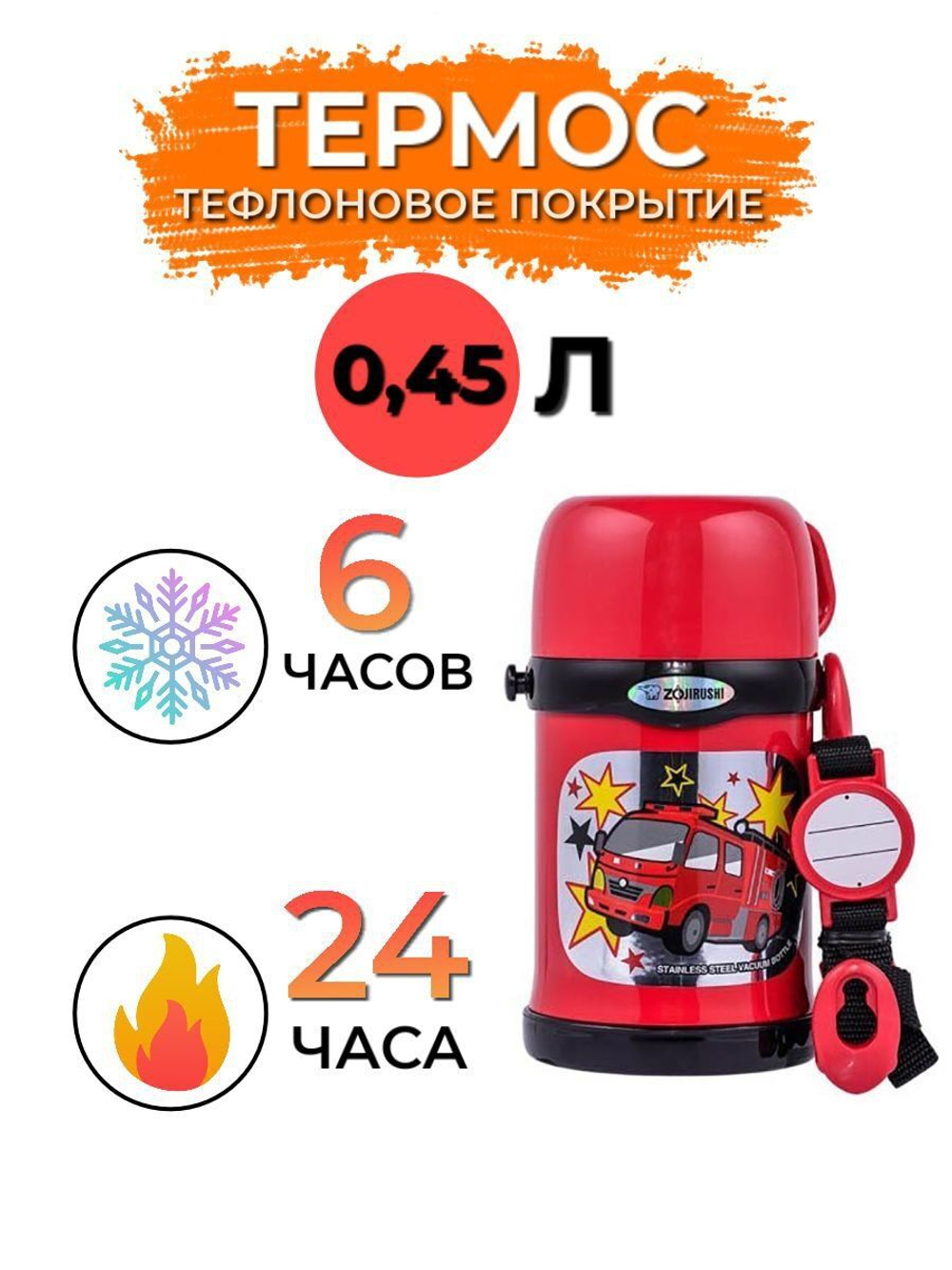 Термос Zojirushi SC-ZT45-AZ 0,45 л  (синий)