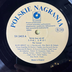 Винтажная виниловая пластинка LP Sami Swoi The Locust (Польша 1982) Польский Джаз