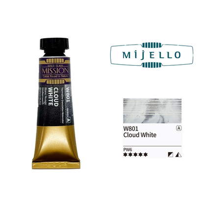 Акварель Mijello Granulation 15 мл. W801 [A] Cloud White