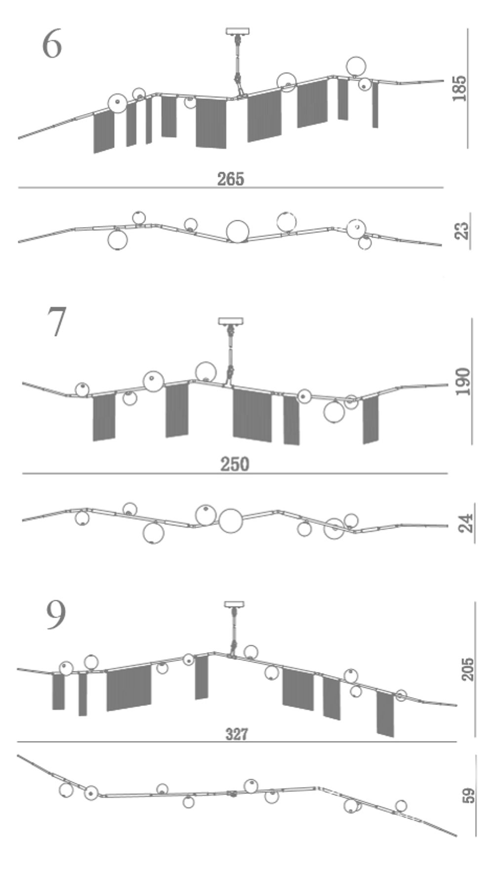 Подвесной светильник Адель Cherry Bomb Chandelier 9