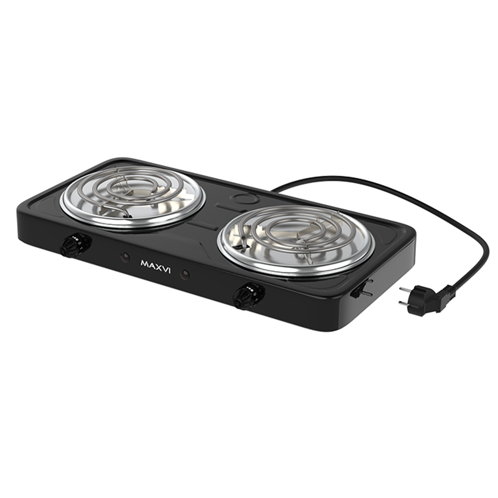Настольная плитка Maxvi HE201 (2-комфорки электрическая)
