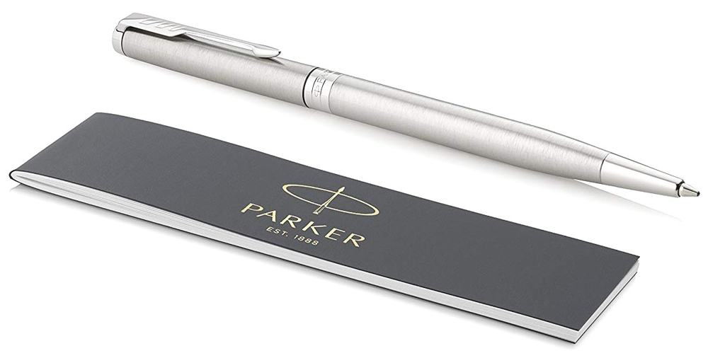 Шариковая ручка Parker Sonnet Slim Core K426, Stainless Steel CT