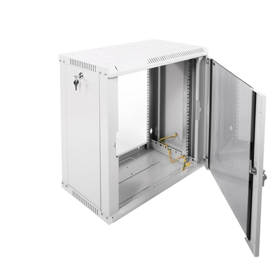 ЦМО Шкаф телекоммуникационный настенный разборный 12U (600х350) дверь стекло (ШРН-Э-12.350) (1 коробка)