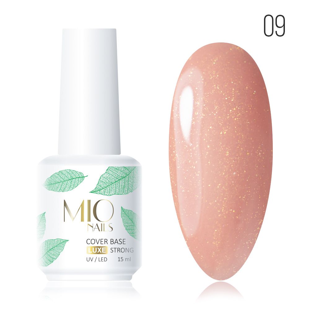 Mio Nails Base strong shimmer 09, 15 мл